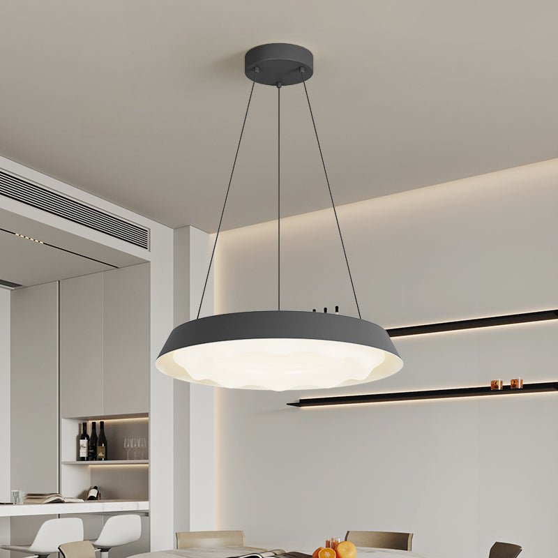Vadoror Modern Minimalist Ripple Wave Pendant Light-Neutral Decor