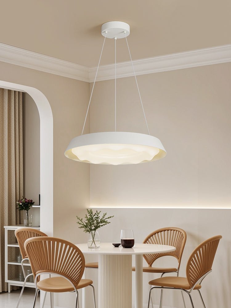 Vadoror Modern Minimalist Ripple Wave Pendant Light-Neutral Decor
