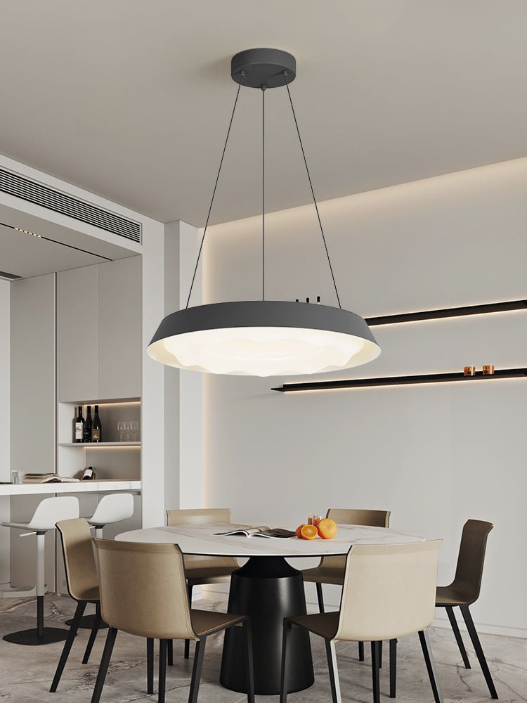 Vadoror Modern Minimalist Ripple Wave Pendant Light-Neutral Decor