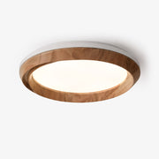 Aurdoreth Modern Minimalist Ripple Wood Ceiling Light-Neutral Decor
