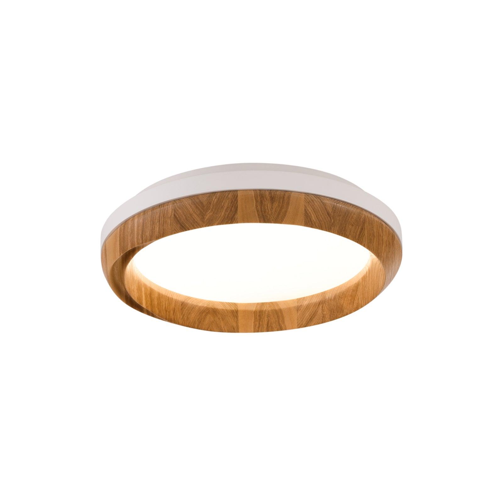Aurdoreth Modern Minimalist Ripple Wood Ceiling Light-Neutral Decor