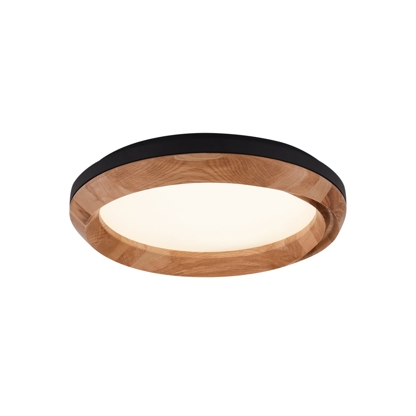 Aurdoreth Modern Minimalist Ripple Wood Ceiling Light-Neutral Decor