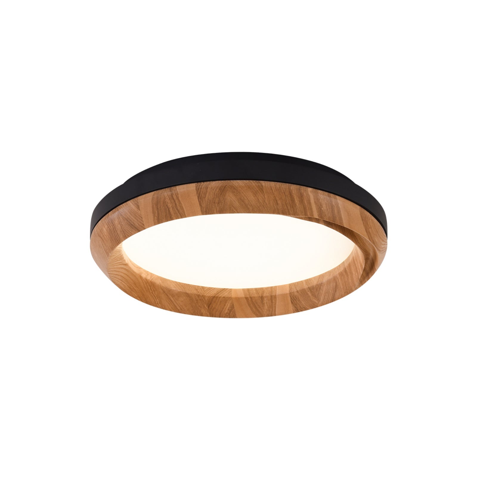 Aurdoreth Modern Minimalist Ripple Wood Ceiling Light-Neutral Decor