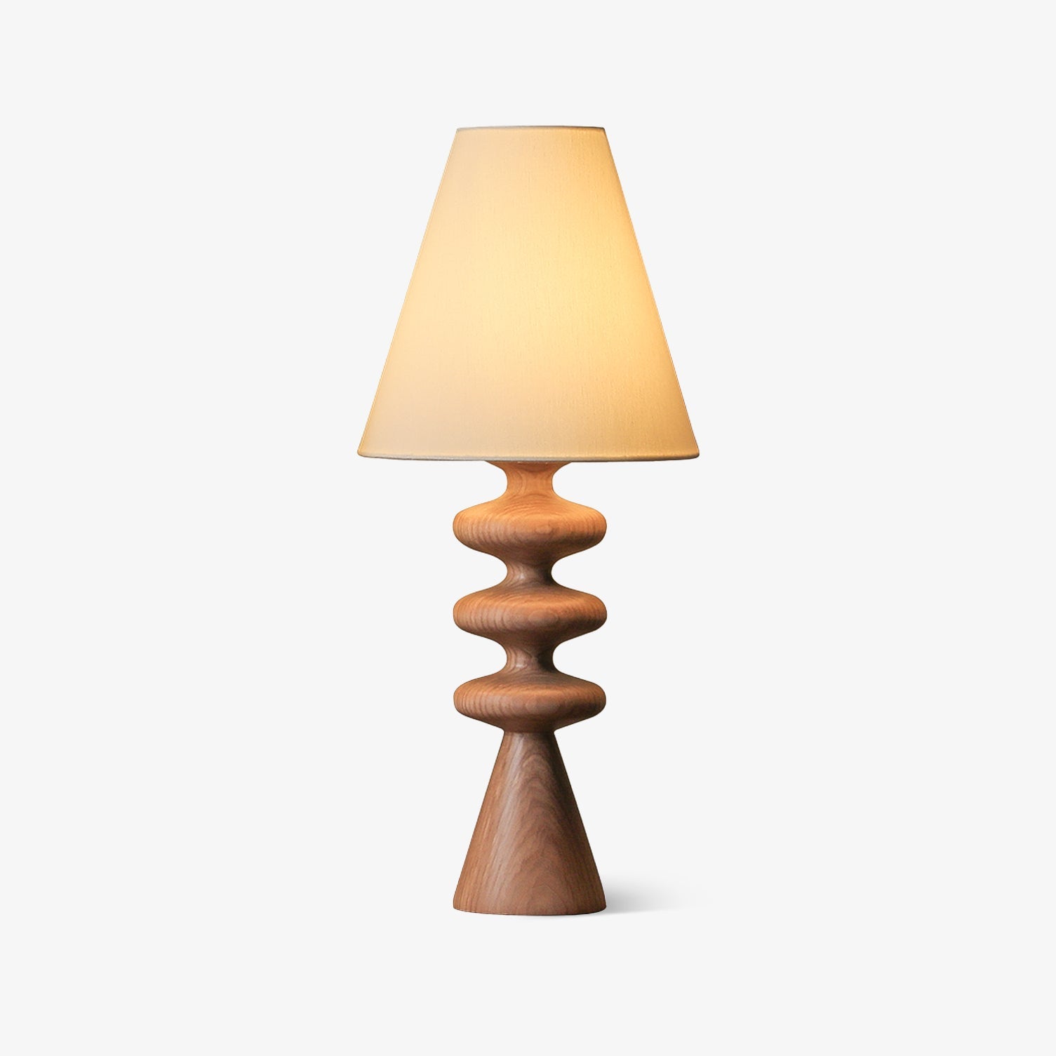 Zelms Modern Wood Table Lamp-Neutral Decor