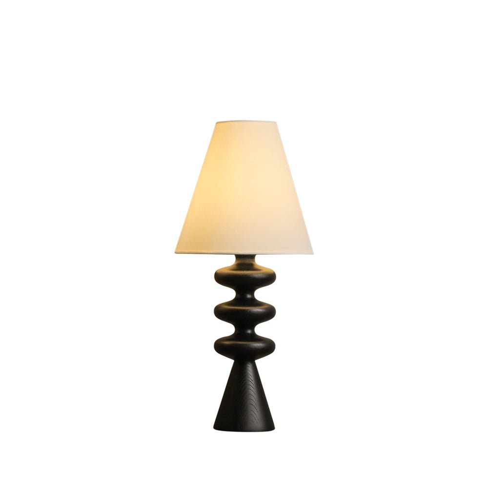 Zelms Modern Wood Table Lamp-Neutral Decor