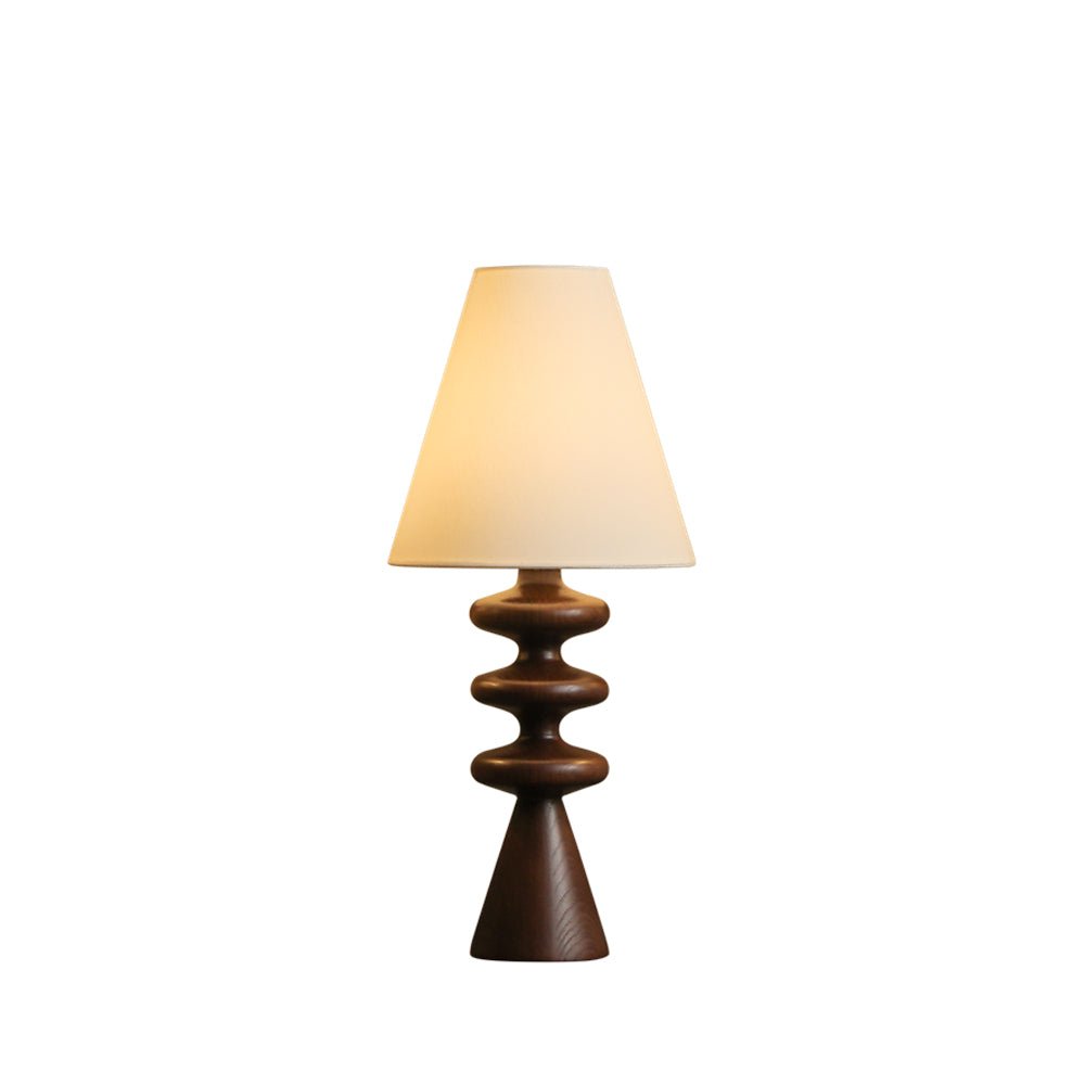 Zelms Modern Wood Table Lamp-Neutral Decor