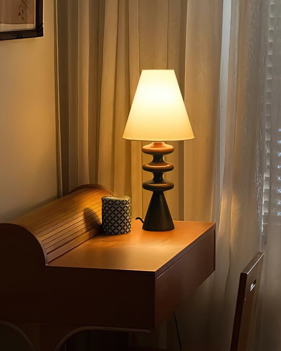 Zelms Modern Wood Table Lamp-Neutral Decor