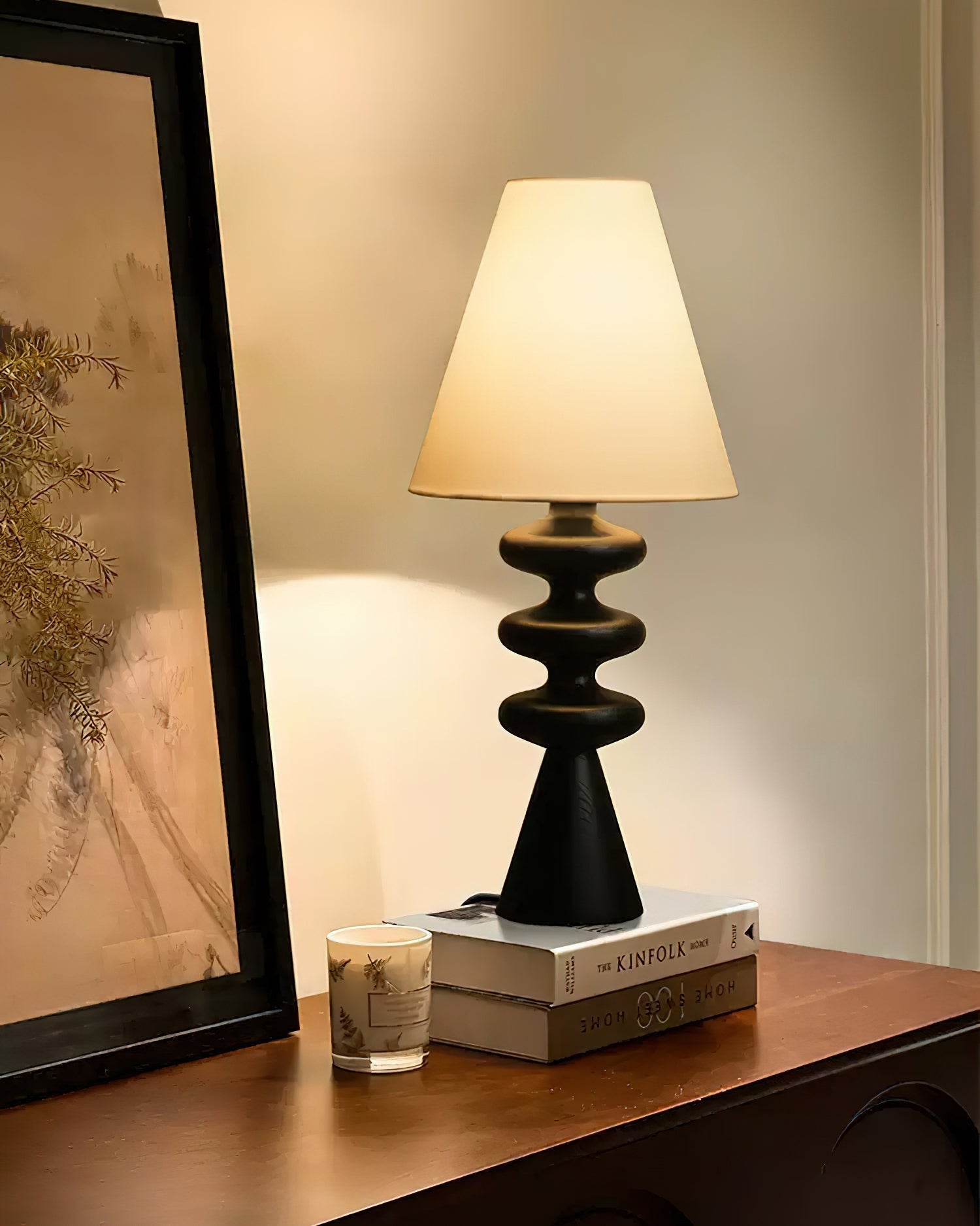 Zelms Modern Wood Table Lamp-Neutral Decor