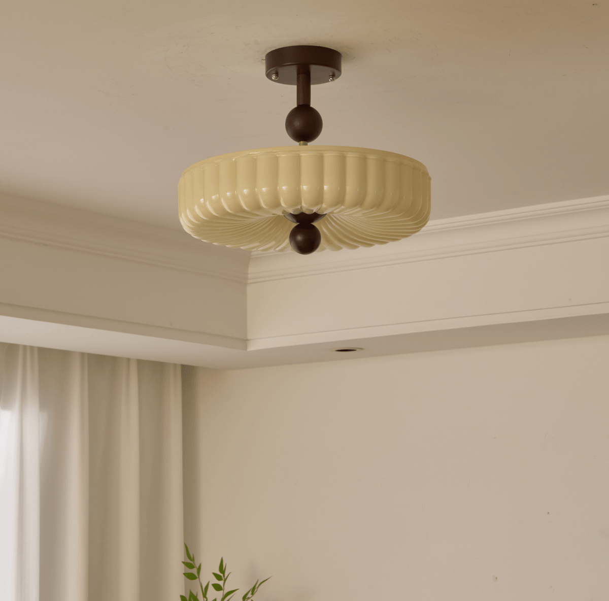 Rippling Bloom Ceiling Light-Neutral Decor