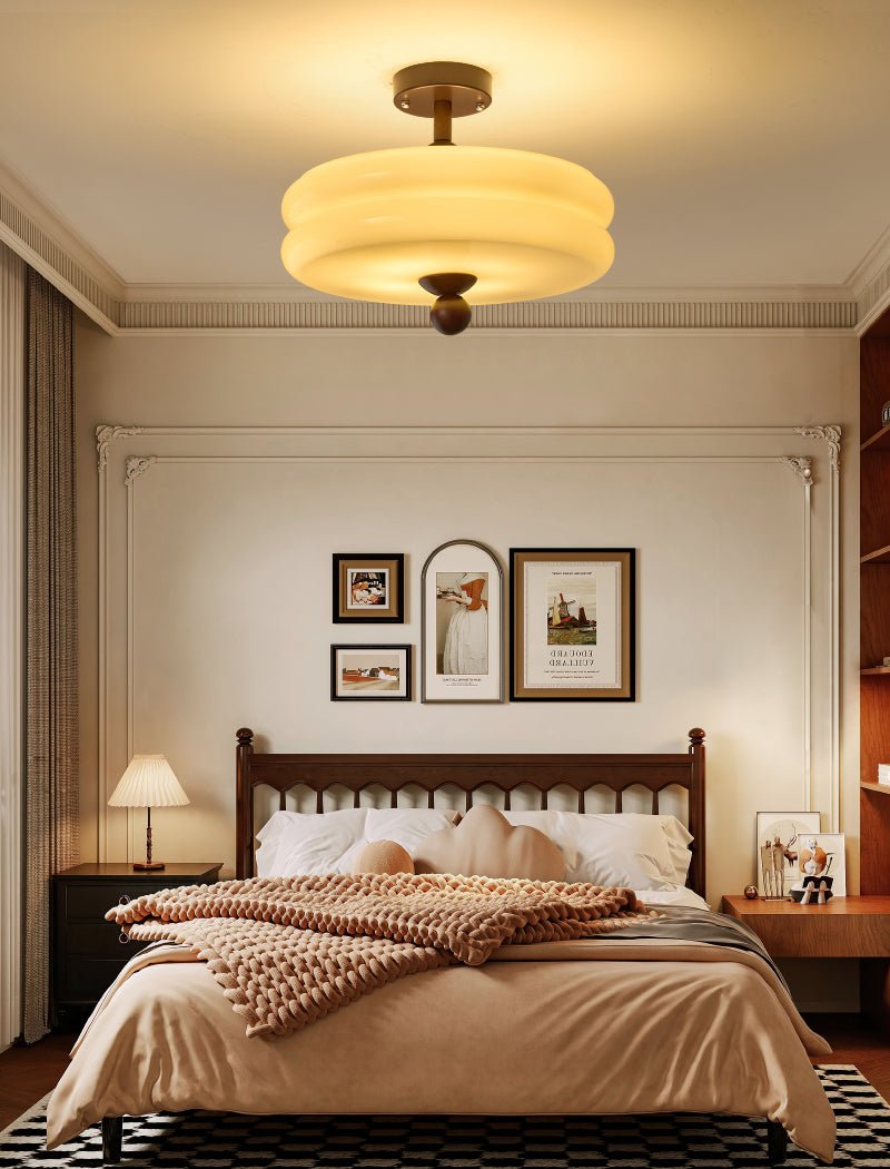Rippling Bloom Ceiling Light-Neutral Decor