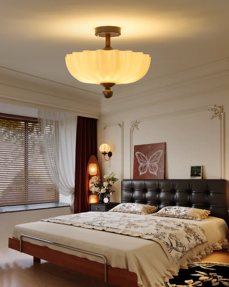 Rippling Bloom Ceiling Light-Neutral Decor