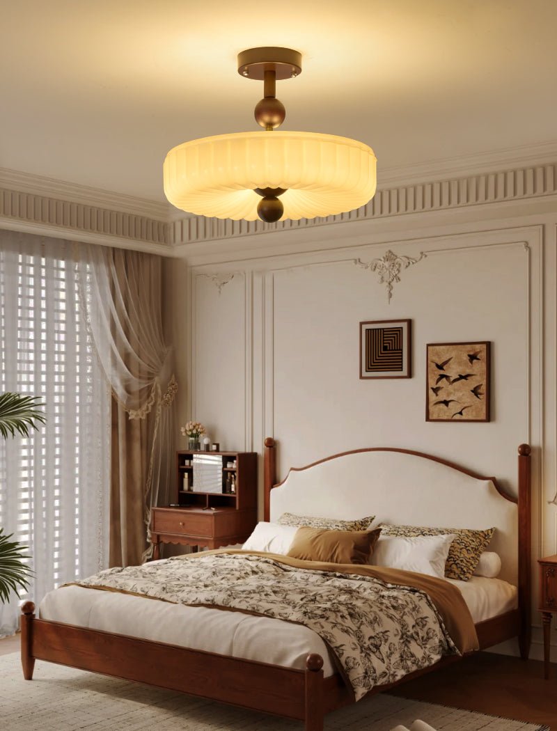Rippling Bloom Ceiling Light-Neutral Decor