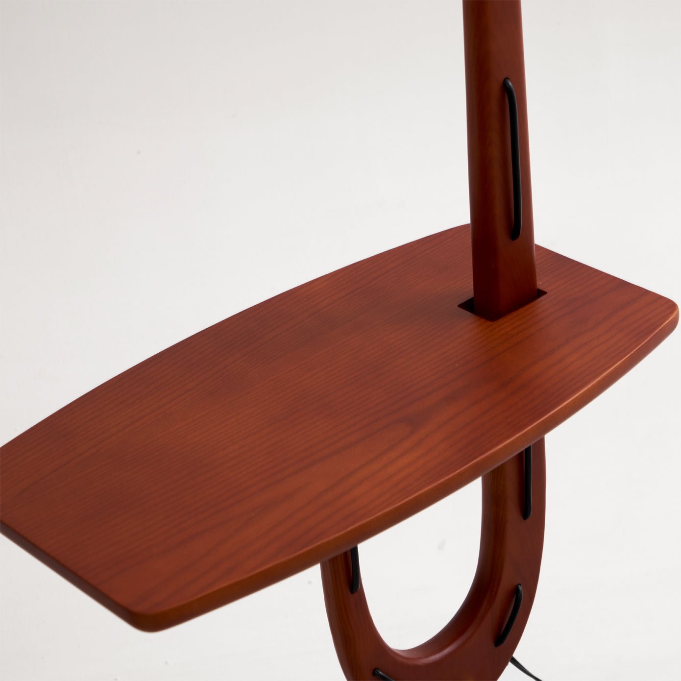 Vemara Mid Century Wood Floor Lamp-Neutral Decor
