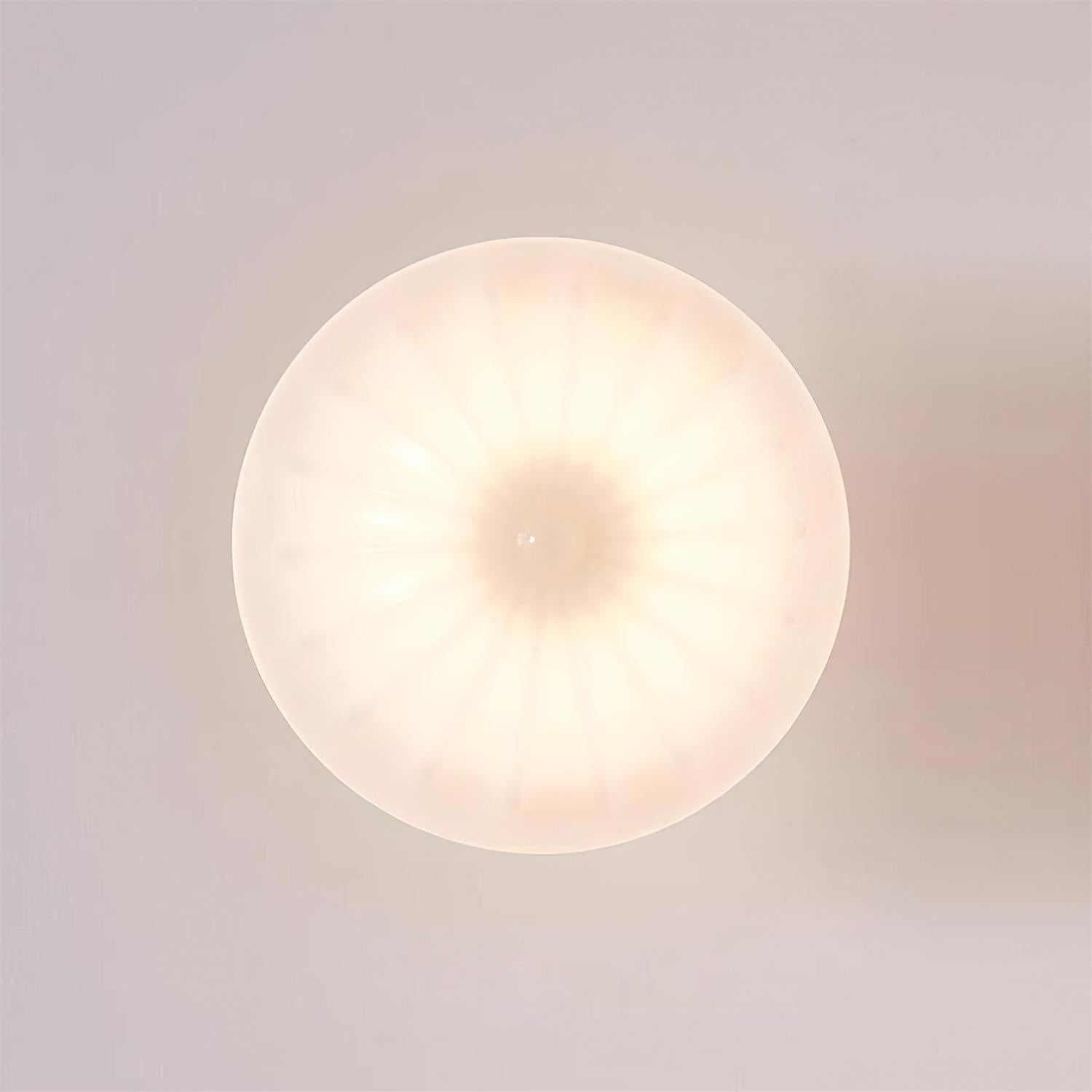 Evola Vintage Opal Glass Ceiling Light
