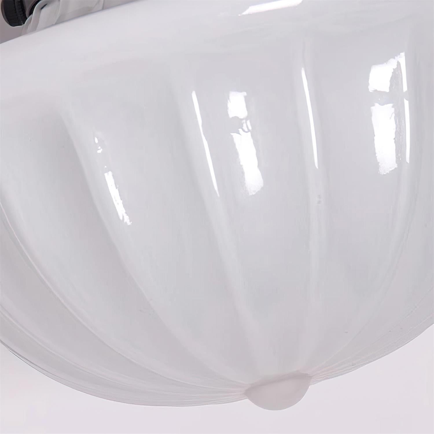 Evola Vintage Opal Glass Ceiling Light