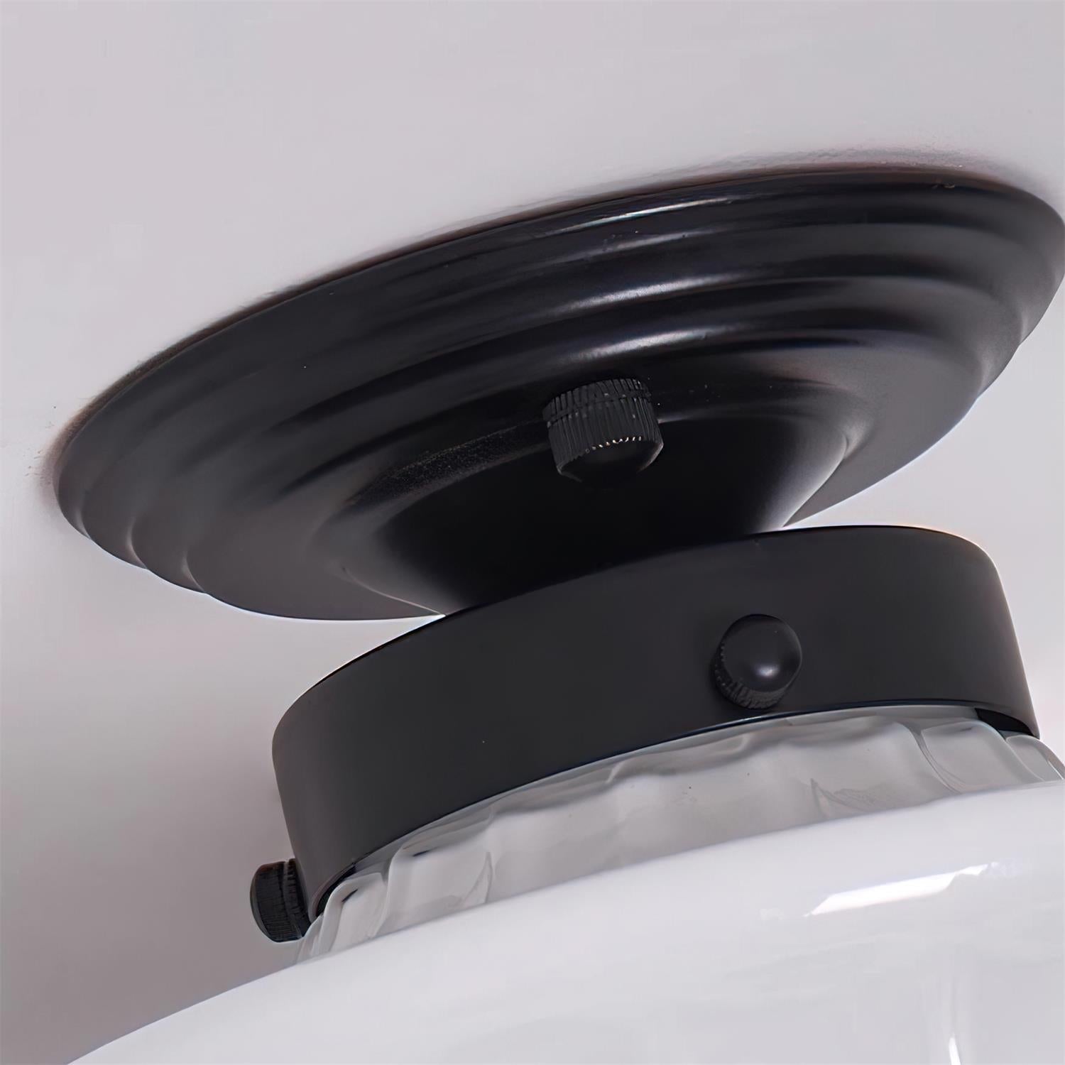 Evola Vintage Opal Glass Ceiling Light