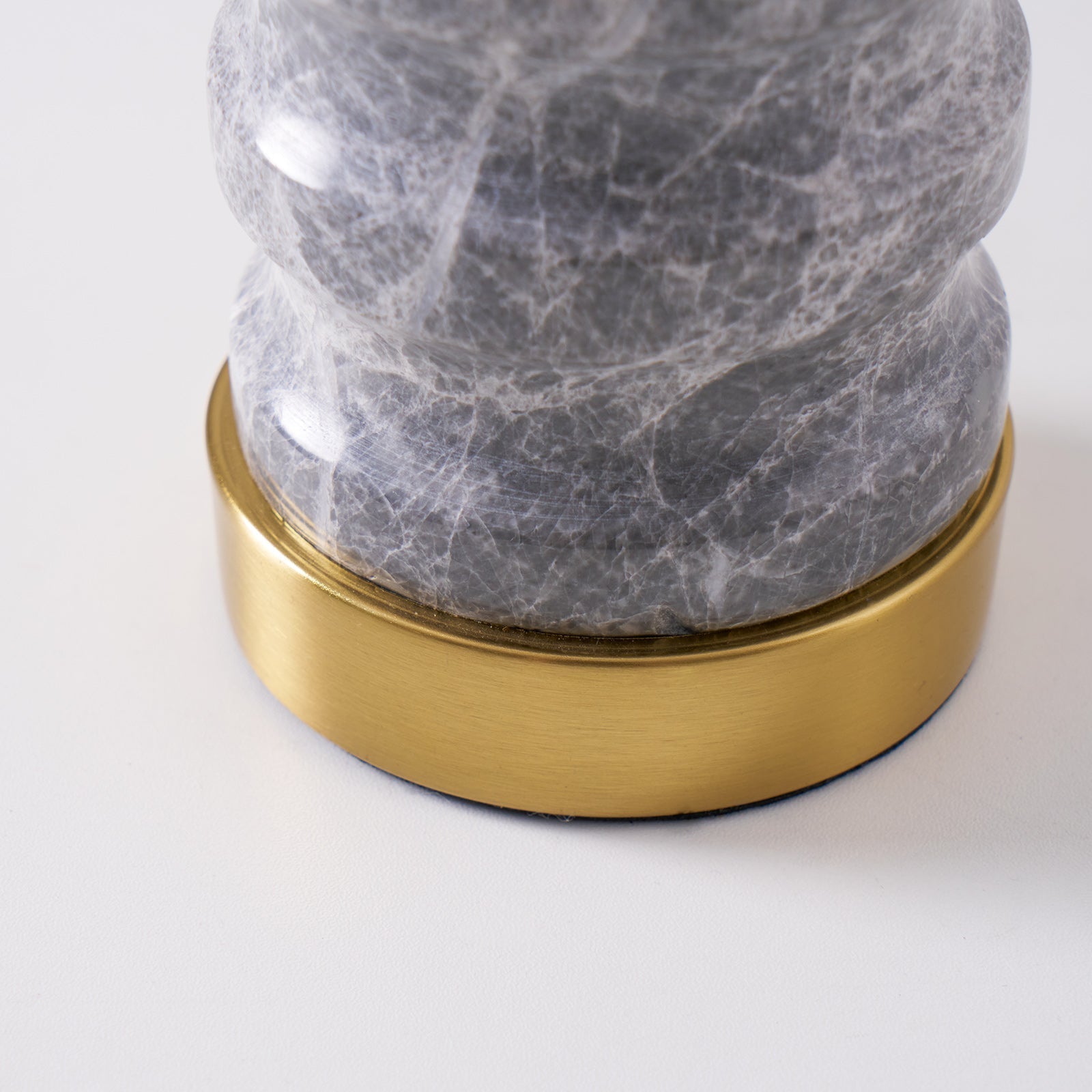 Spira Modern Stone Table Lamp-Neutral Decor