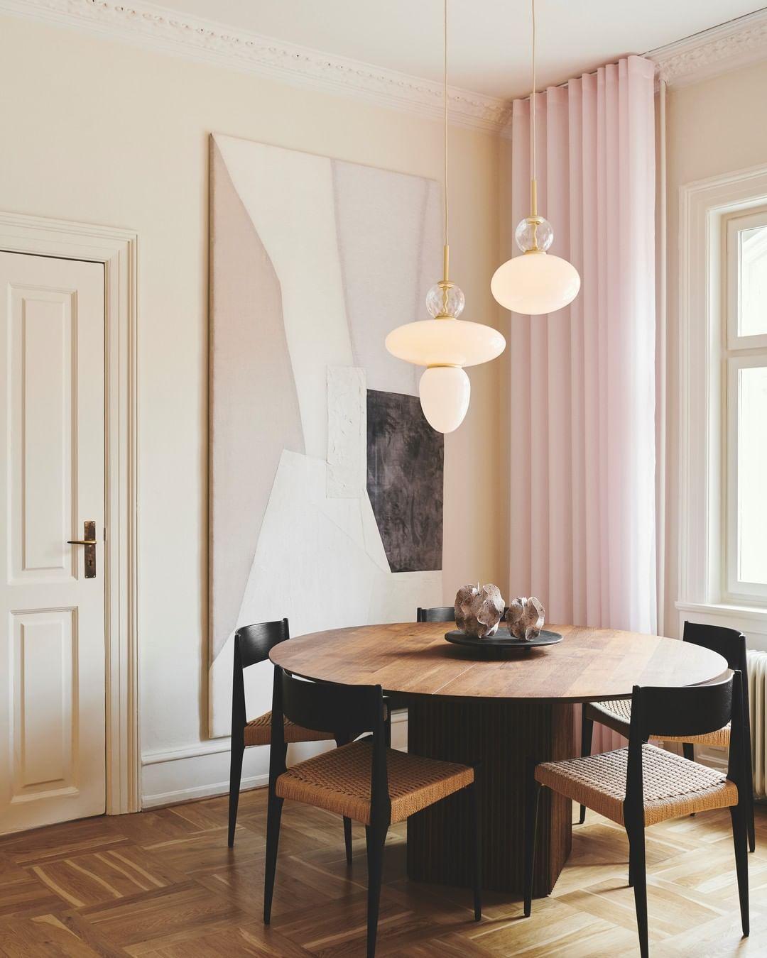 Orbelin Glass and Brass Pendant Lamp