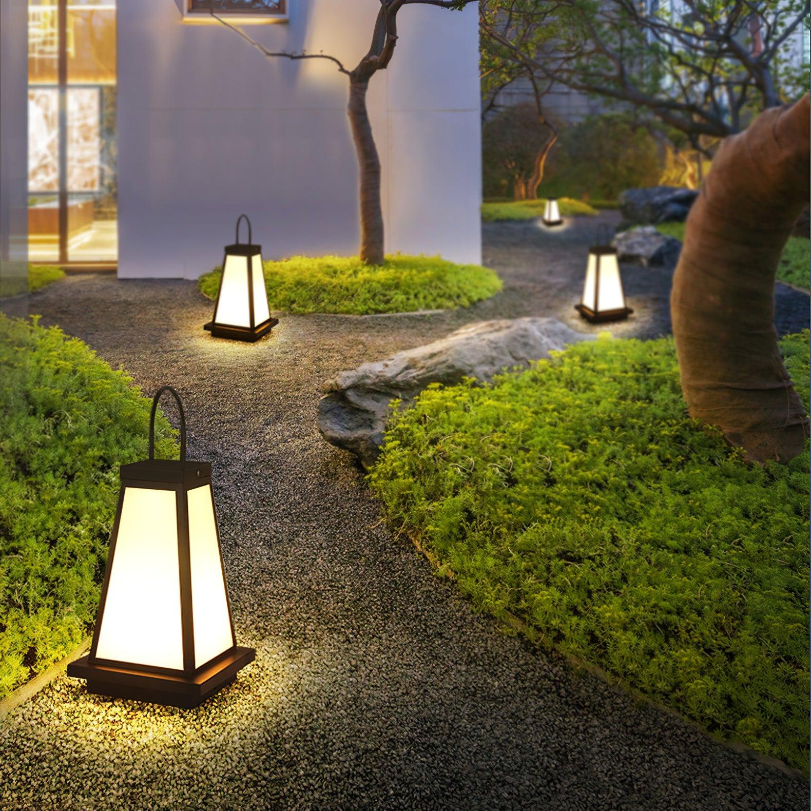 Roam Lantern Solar Outdoor Lamp-Neutral Decor
