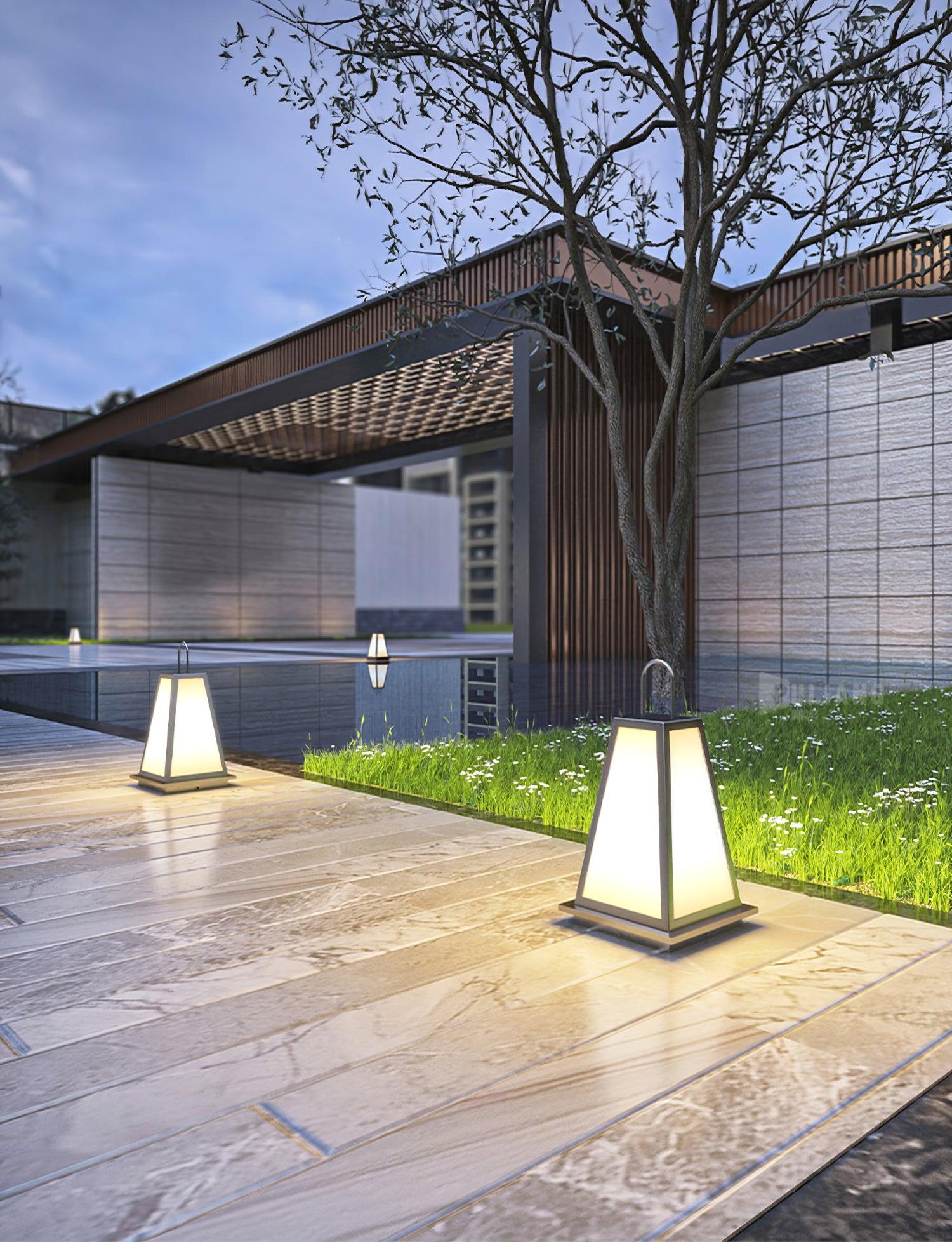 Roam Lantern Solar Outdoor Lamp-Neutral Decor