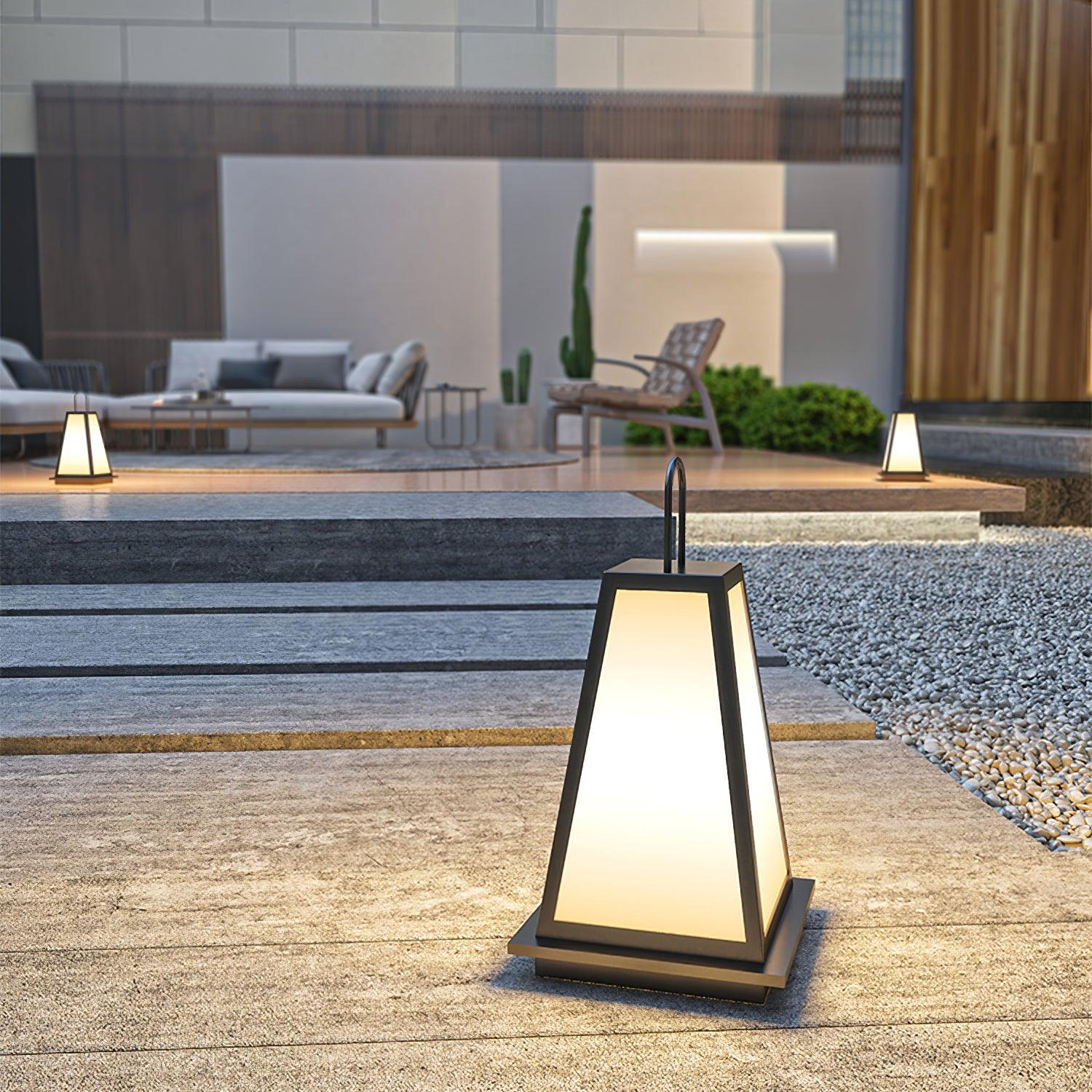 Roam Lantern Solar Outdoor Lamp-Neutral Decor