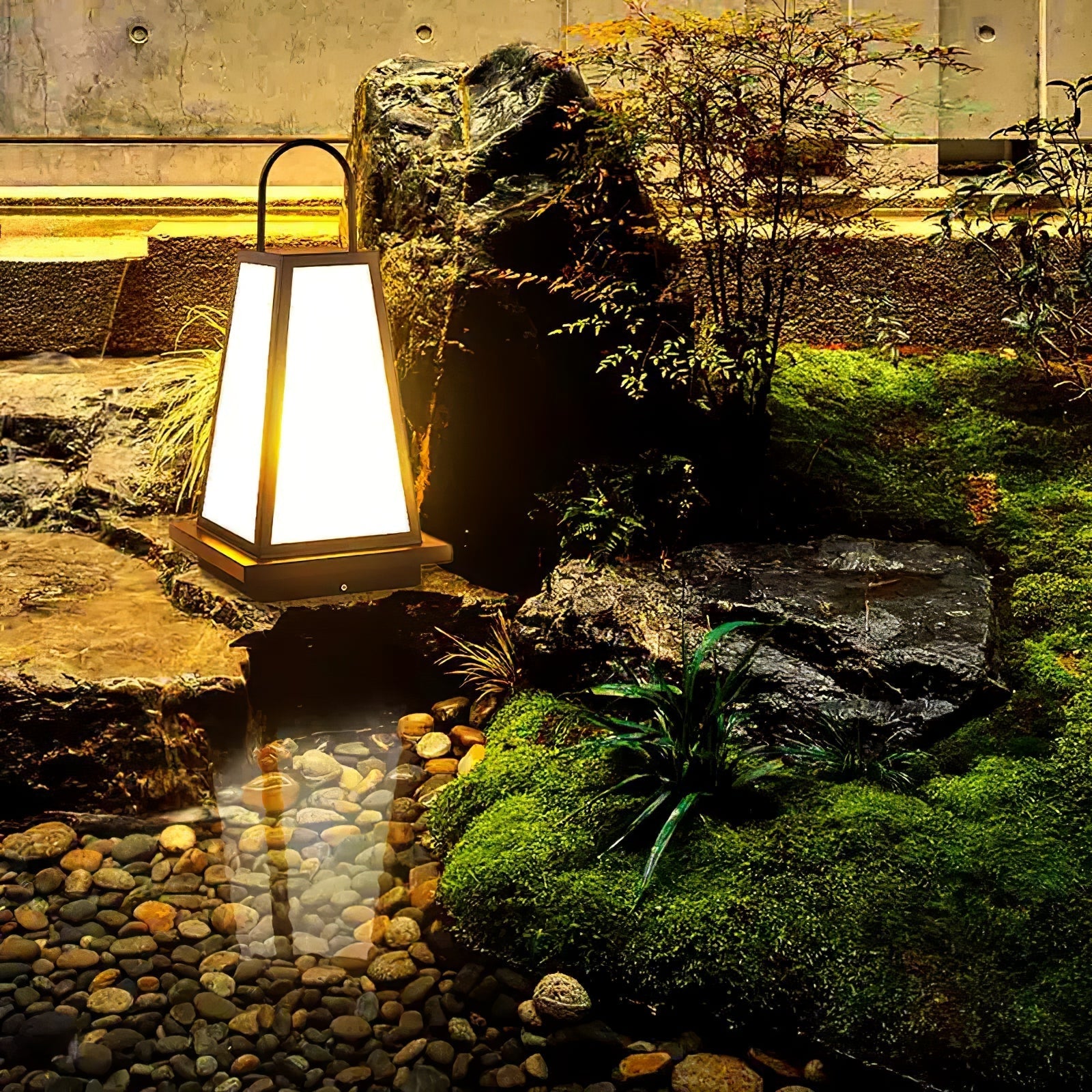 Roam Lantern Solar Outdoor Lamp-Neutral Decor
