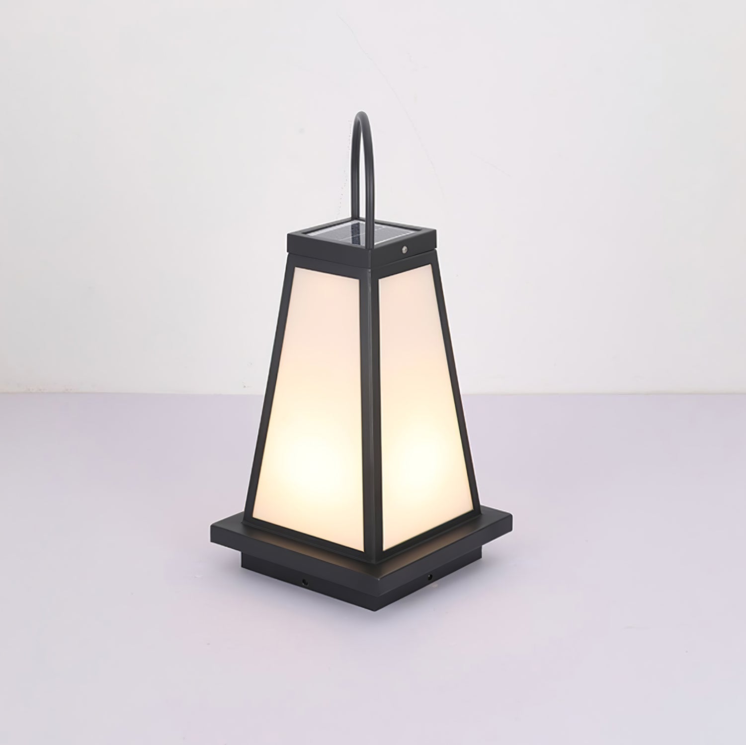 Roam Lantern Solar Outdoor Lamp-Neutral Decor