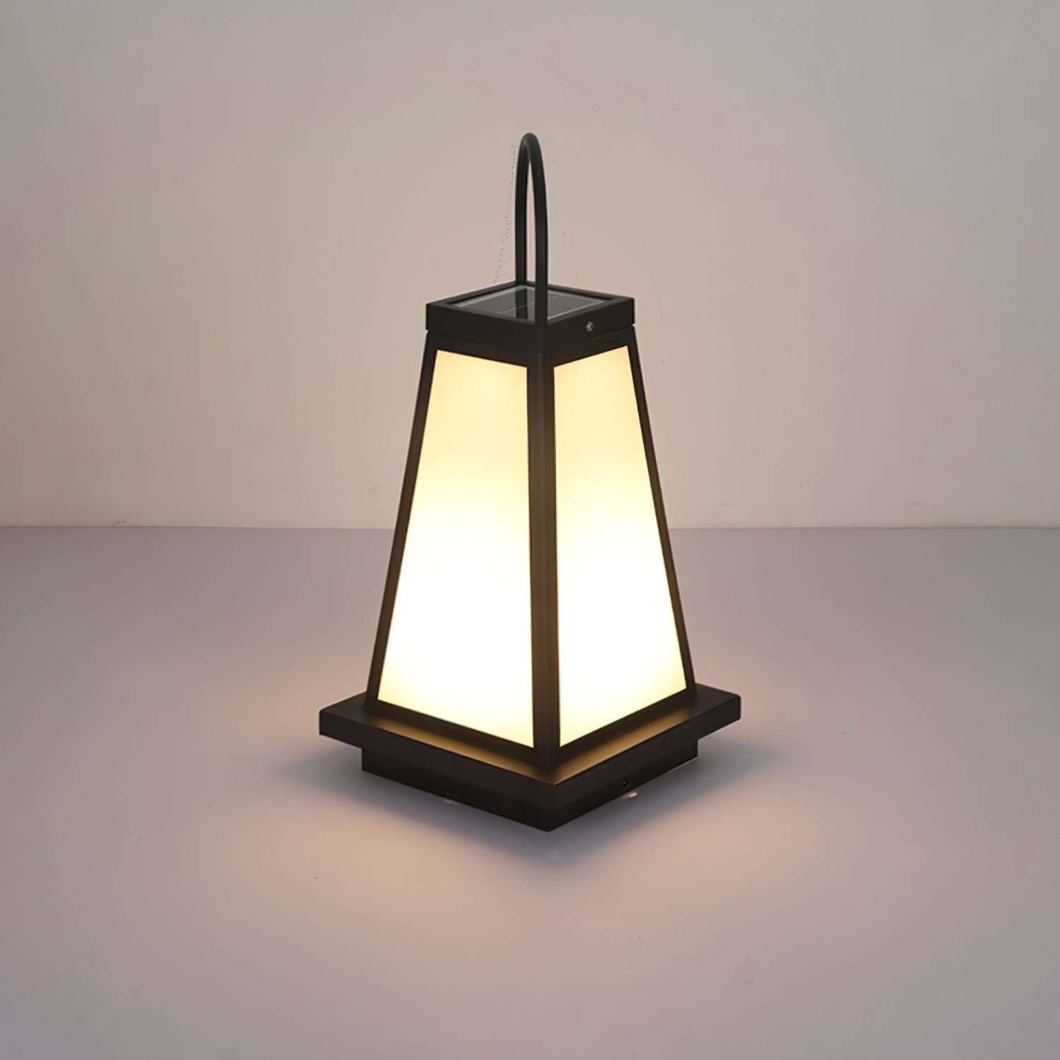 Roam Lantern Solar Outdoor Lamp-Neutral Decor