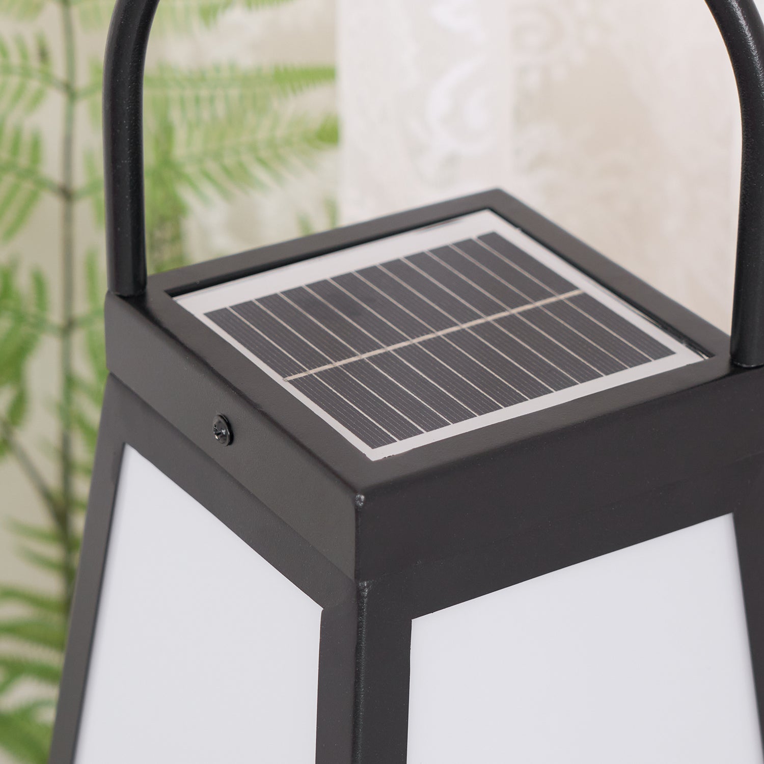 Roam Lantern Solar Outdoor Lamp-Neutral Decor