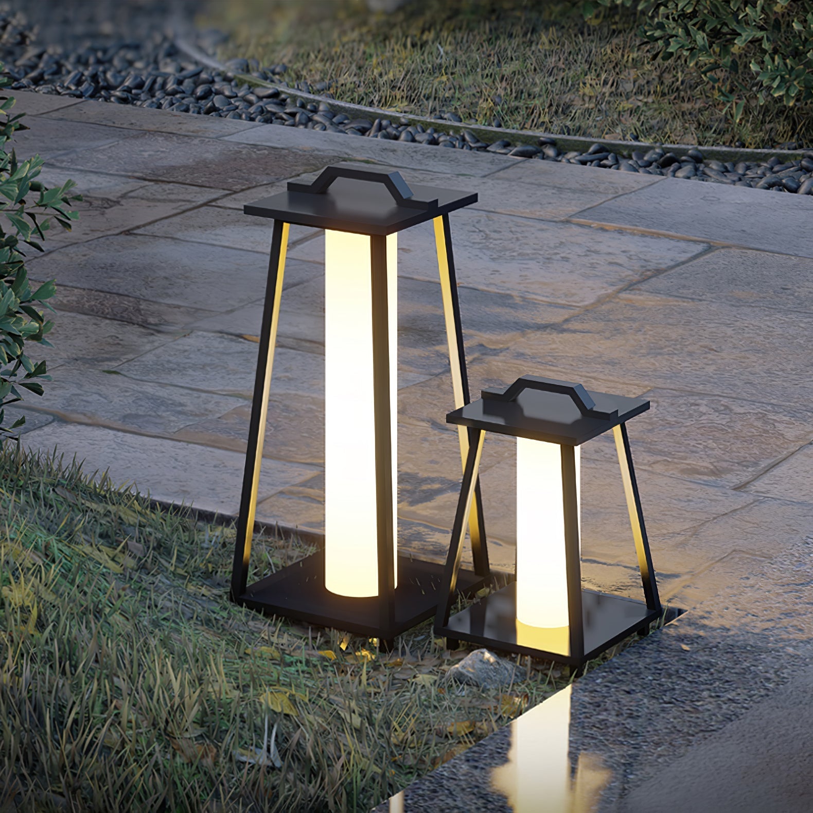 Syphae Trapezoid-shaped Portable Outdoor Light-Neutral Decor