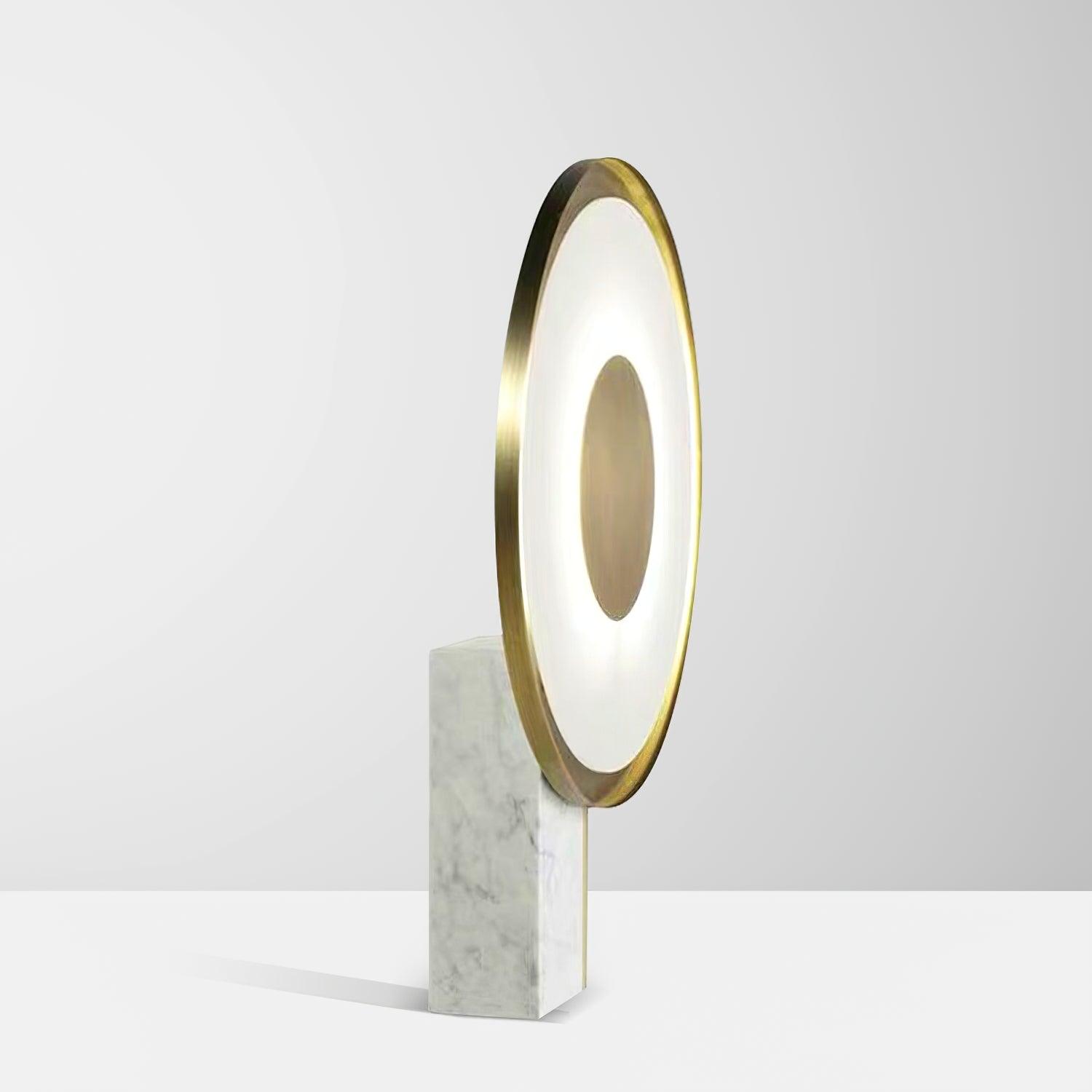 Tessain Marble Minimalist Table Lamp-Neutral Decor