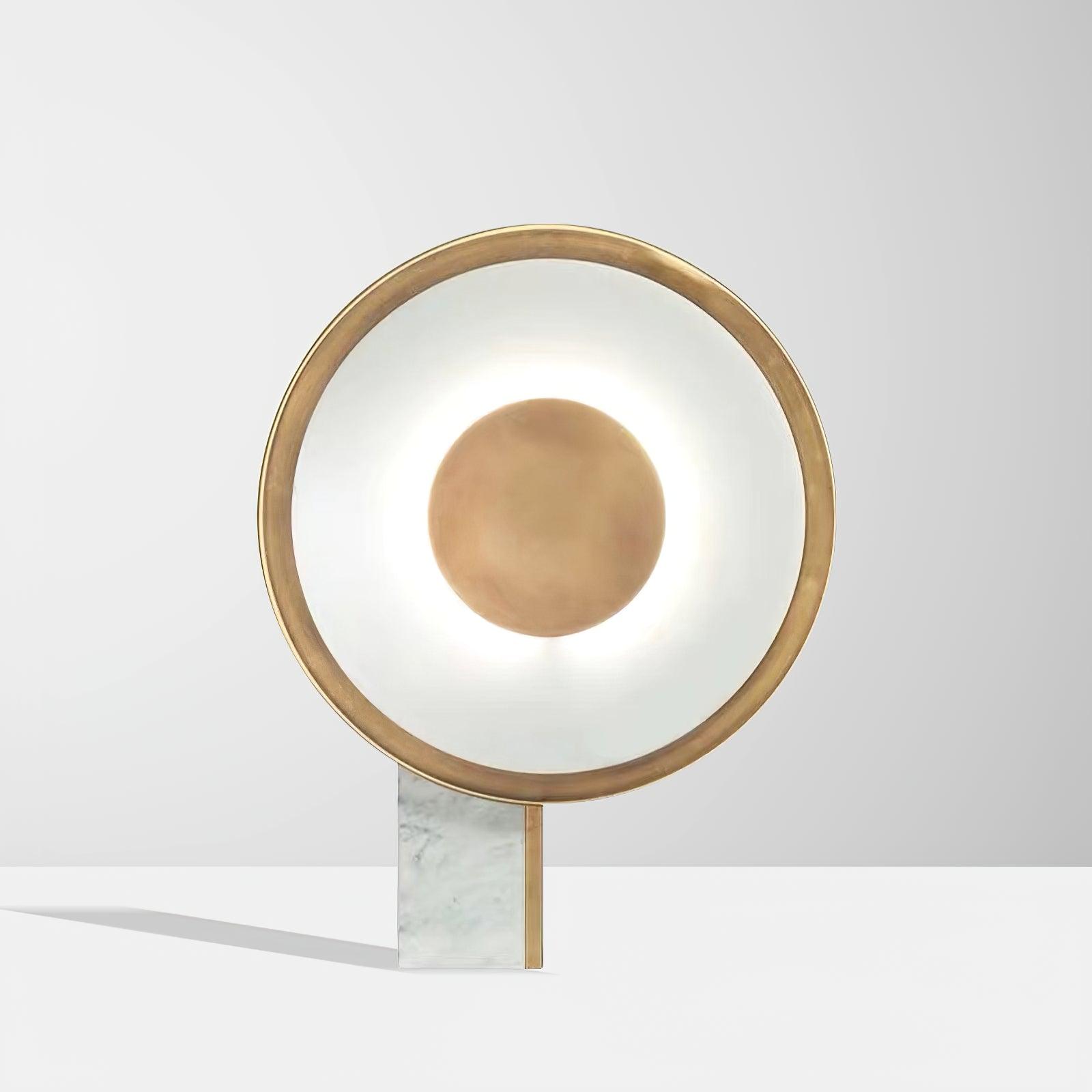 Tessain Marble Minimalist Table Lamp-Neutral Decor