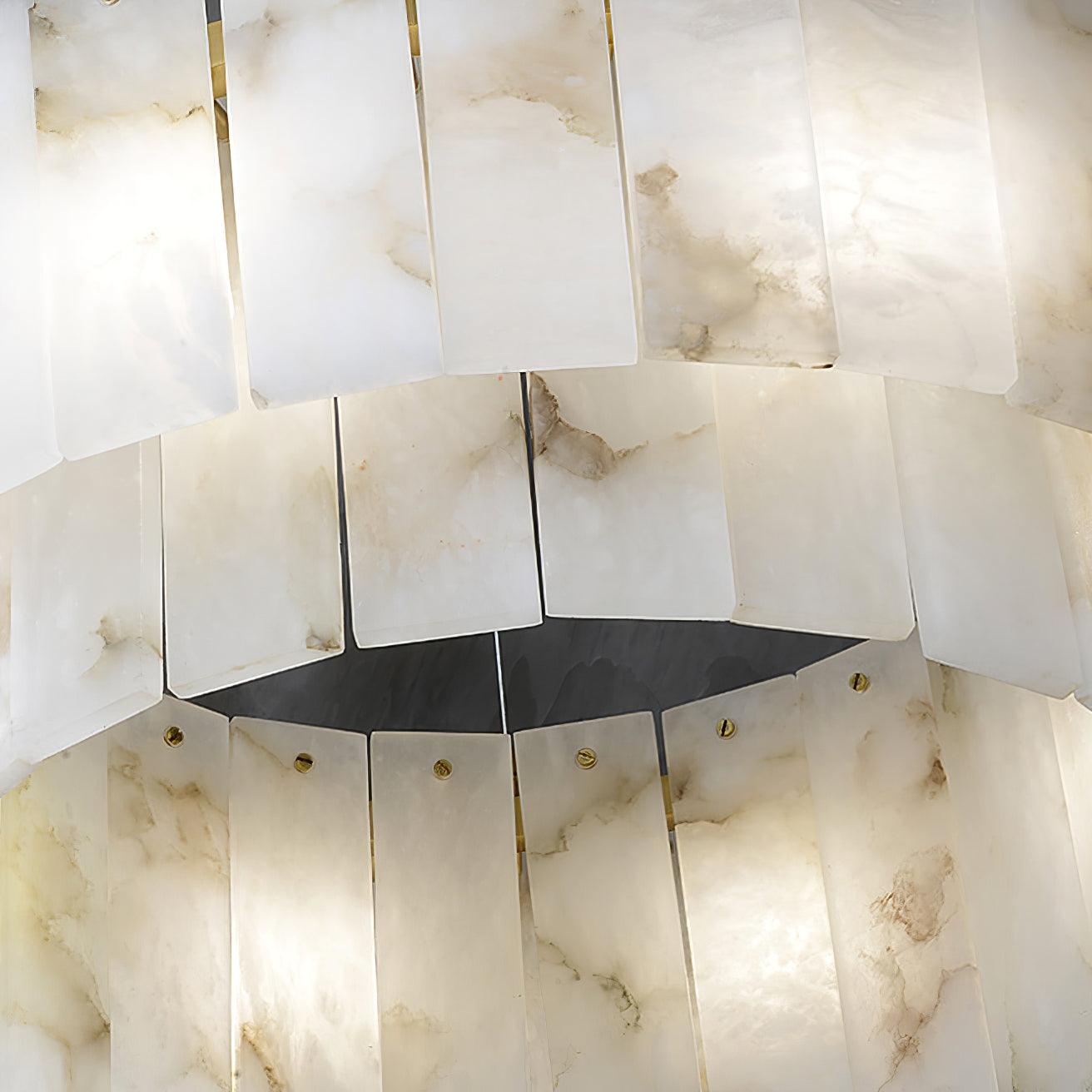 Dovin Alabaster Round Pendant Light-Neutral Decor