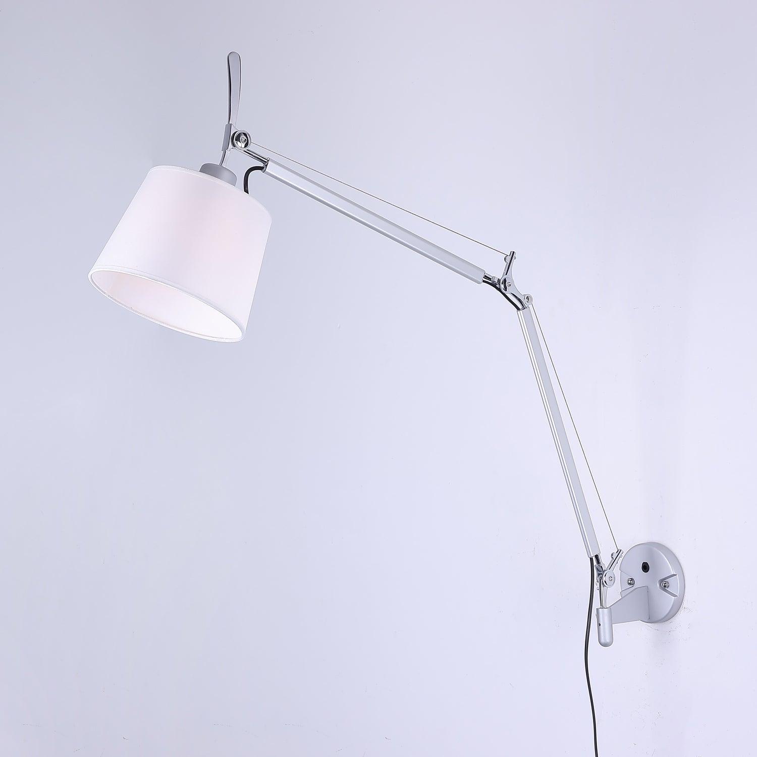 Elvinir Rocker Modern Design Fabric Wall Lamp-Neutral Decor