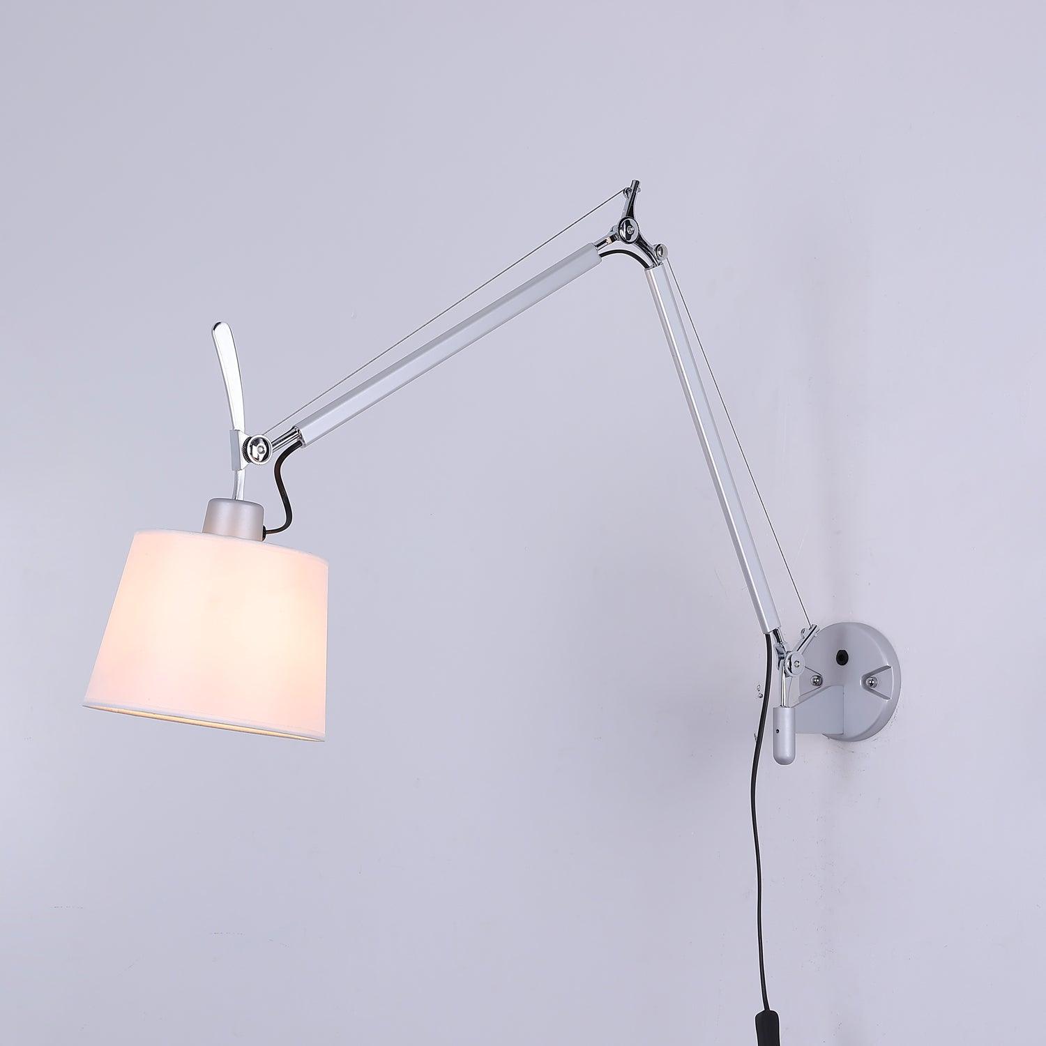Elvinir Rocker Modern Design Fabric Wall Lamp-Neutral Decor