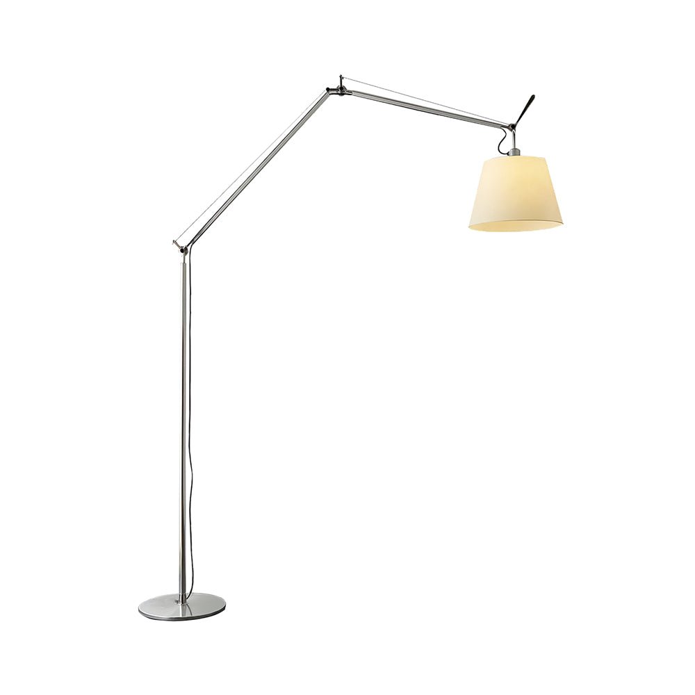 Ciroce Fabric Industrial Floor Lamp-Neutral Decor