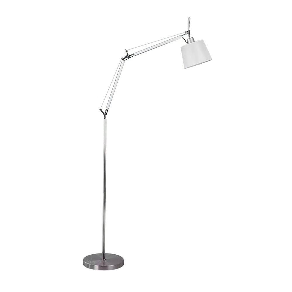 Ciroce Fabric Industrial Floor Lamp-Neutral Decor