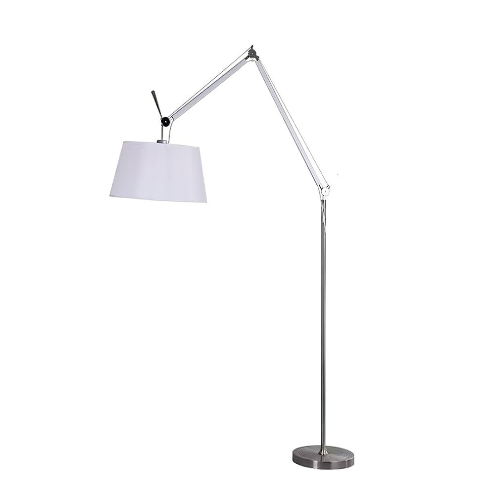 Ciroce Fabric Industrial Floor Lamp-Neutral Decor