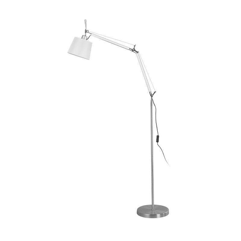 Ciroce Fabric Industrial Floor Lamp-Neutral Decor
