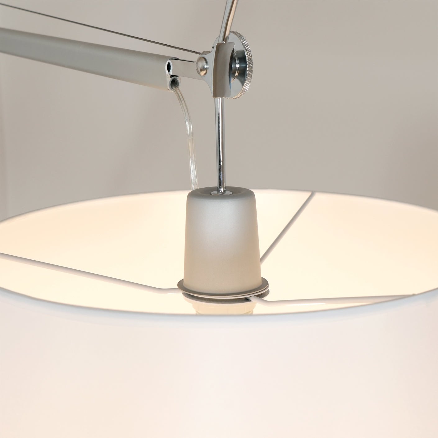 Ciroce Fabric Industrial Floor Lamp-Neutral Decor