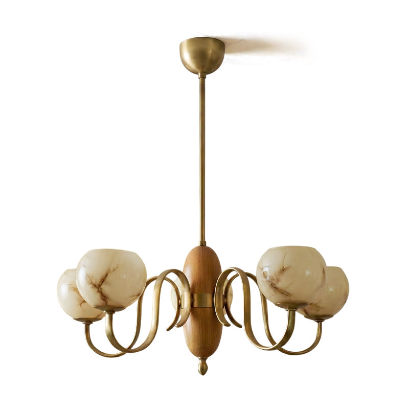 Elowen Glass Chandelier