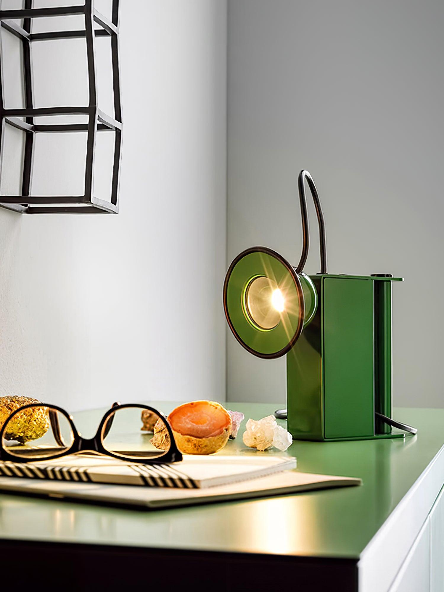 Clavon Futuristic Table Lamp-Neutral Decor