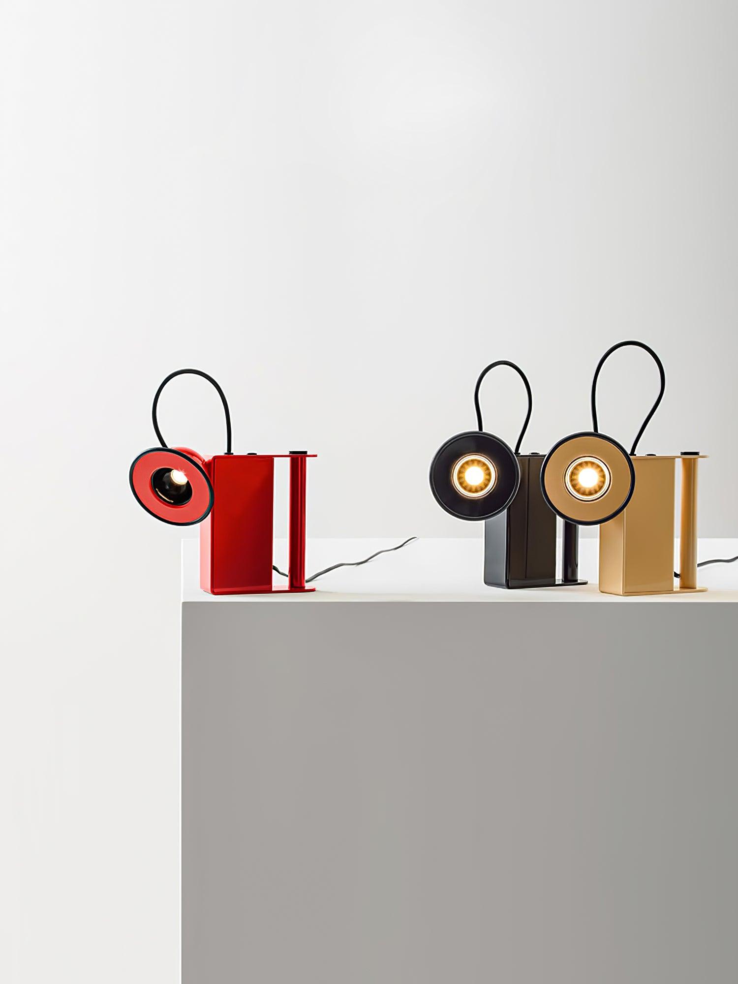 Clavon Futuristic Table Lamp-Neutral Decor
