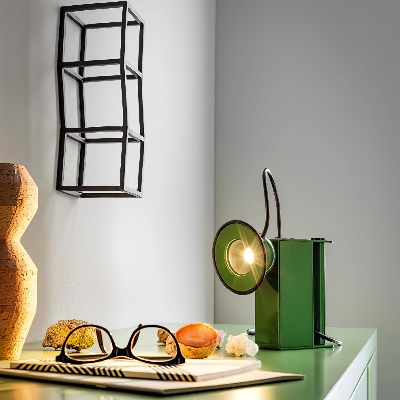 Clavon Futuristic Table Lamp-Neutral Decor