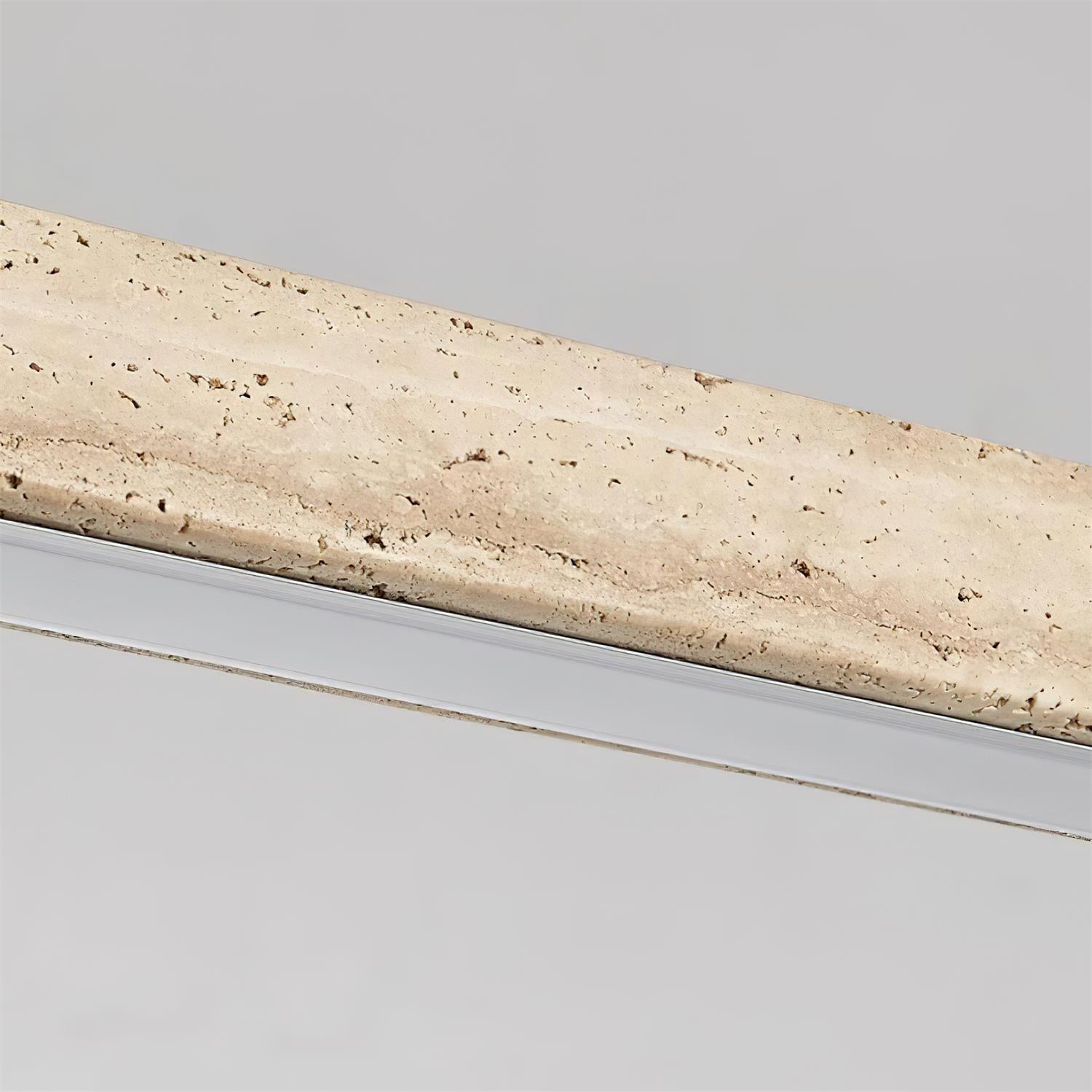Delya Linear Travertine Pendant Lamp