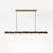 Bivio Wooden Pendant Light