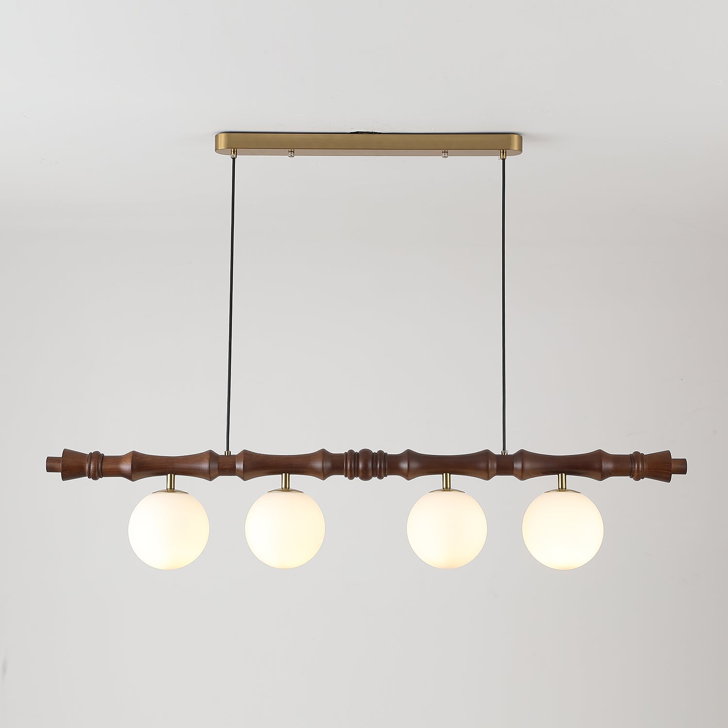 Bivio Wooden Pendant Light