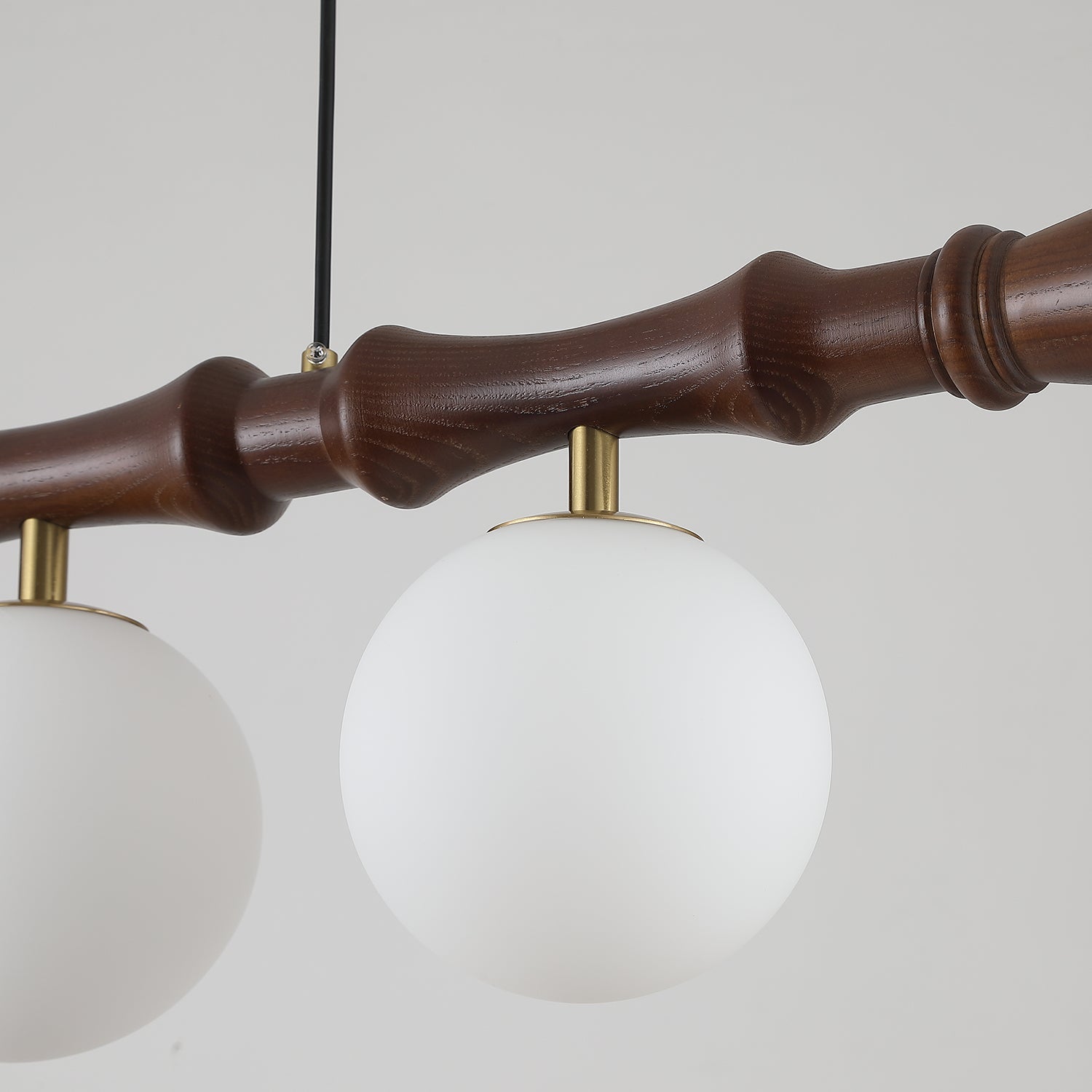 Bivio Wooden Pendant Light