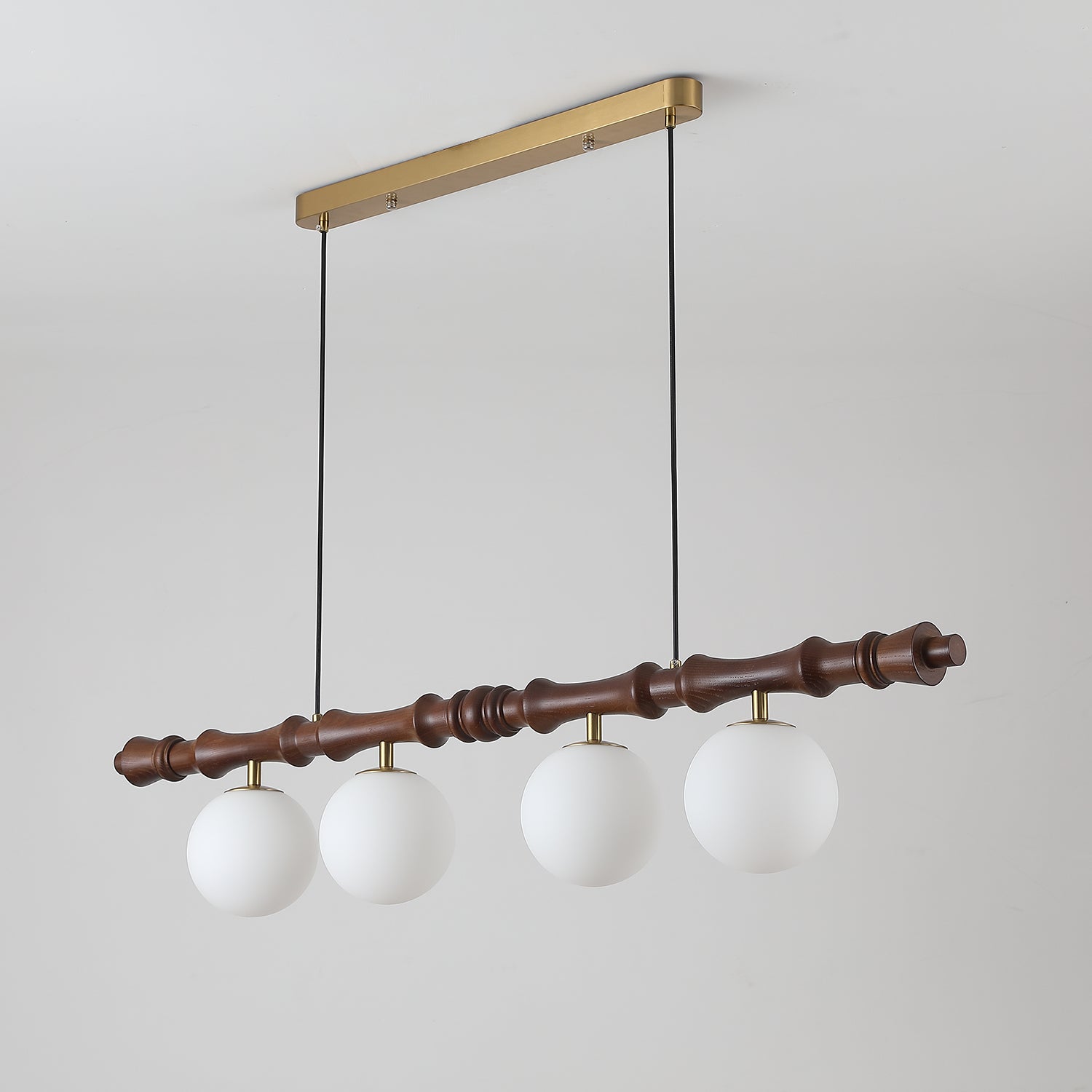 Bivio Wooden Pendant Light