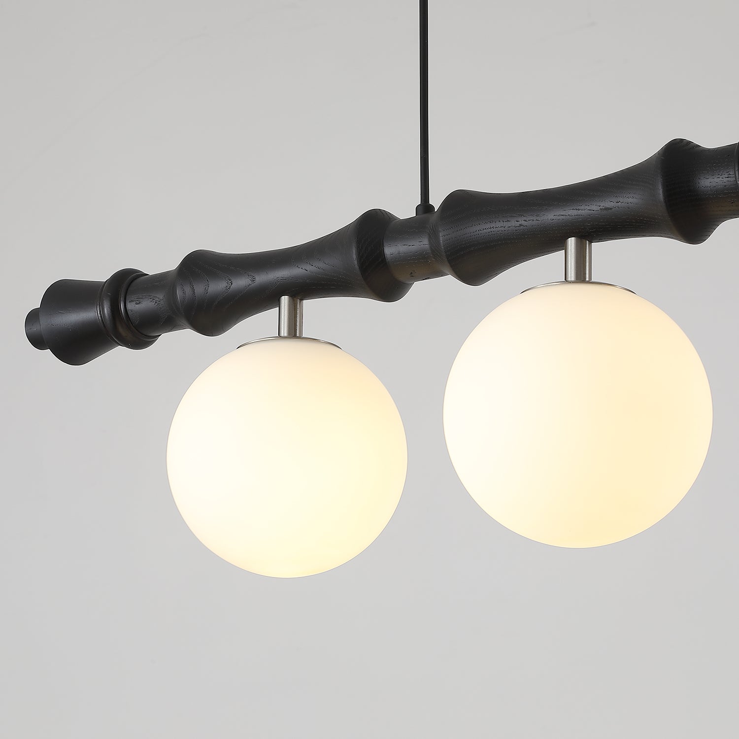 Bivio Wooden Pendant Light